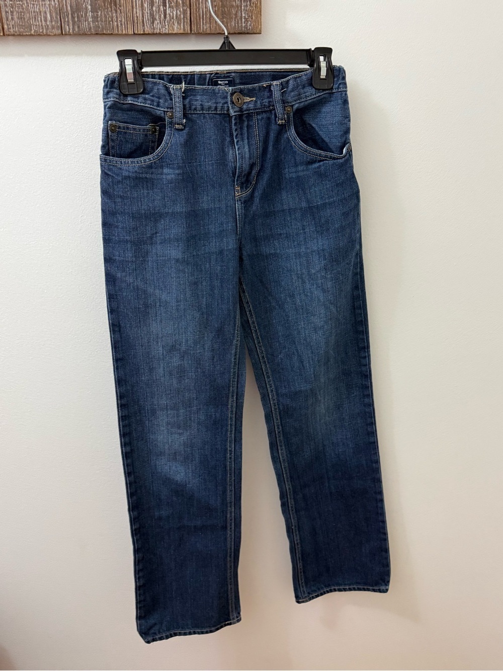 Gap Kids Dark Blue Straight-Leg Jeans boys 14